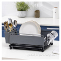 1 Tier Powder Coated Dish Rack Modern Design Dish Drying Rack For Kitchen Factory